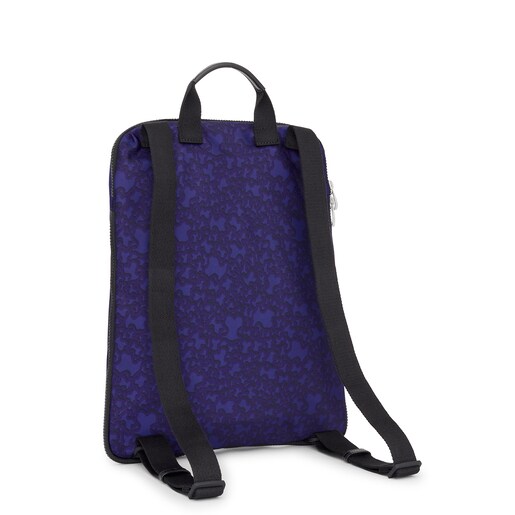 Mochila plana morada Kaos Mini Evolution Nylon