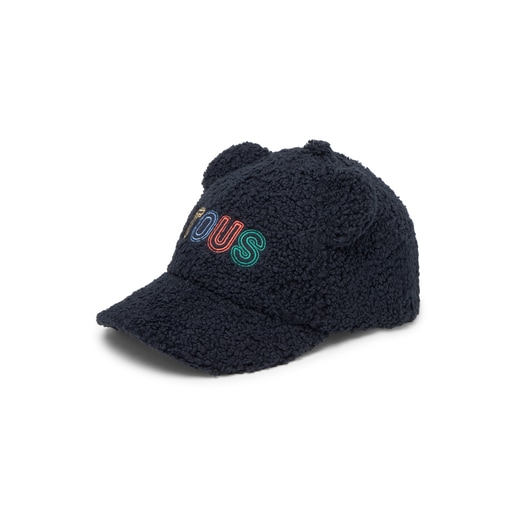 Cap with ears for babies and children in Cap navy blue