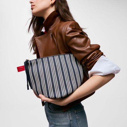 Neceser corazón azul marino TOUS Icons