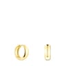 Aretes TOUS Basics con baño de oro 18 kt sobre plata