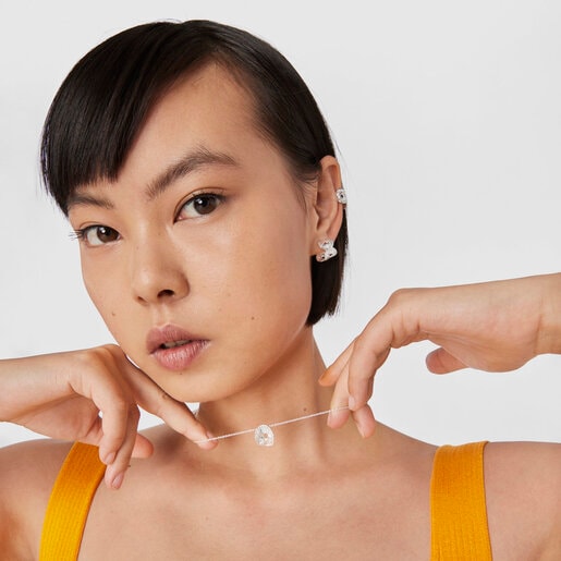 Collar de plata Wicker