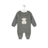 Pelele de bebé Tricot gris