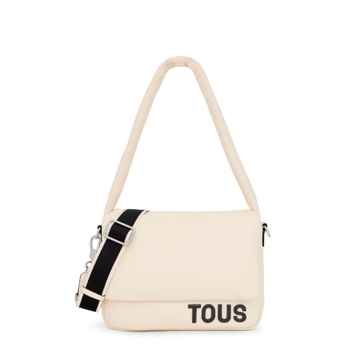 Sac à bandoulière moyen beige TOUS Carol