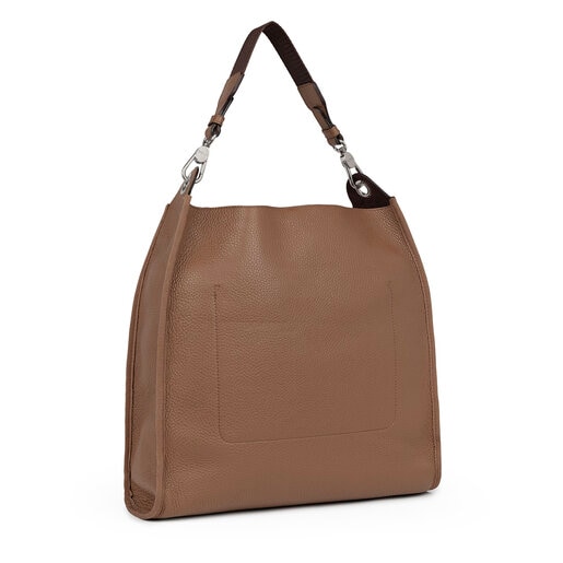 Large brown Leather Leissa Shoulder bag