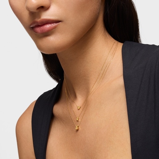 ネックレス Sweet Dolls ハート　18金ゴールド / 45cm