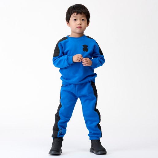 Sudadera oso Party azul