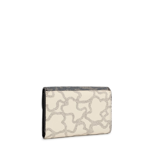 Beige and blue Amaya Kaos Icon Purse