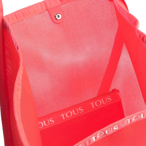 حقيبة تسوق من تشكيلة T Colors باللون الوردي البرّاق