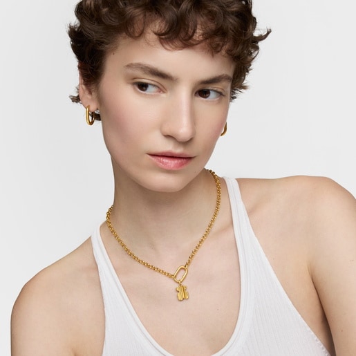 Dije con baño de oro 18 kt sobre plata TOUS Sweet 40s