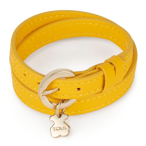 Doble bracelet Dorp amarillo