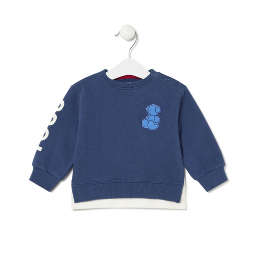 Sweatshirt Casual azul marinho