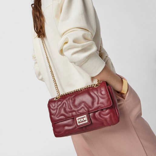 Маленькая бордовая сумка-кроссбоди Kaos Dream с клапаном