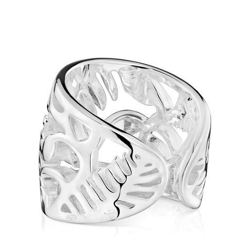 Yunque silver Openwork Open ring