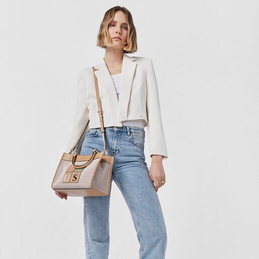 Medium pink TOUS Yummy Shopping bag