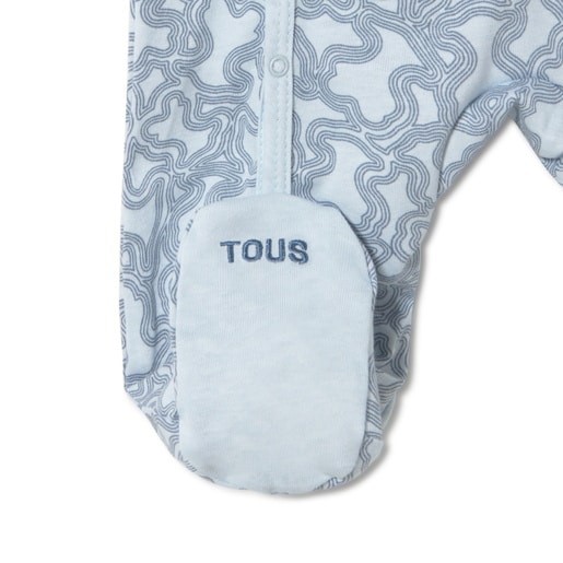 Baby playsuit in KaosP sky blue