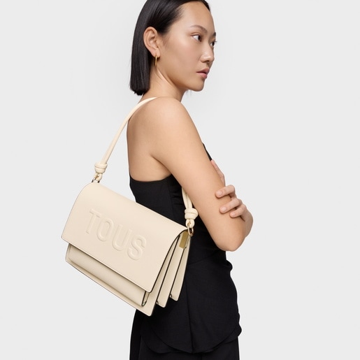 Medium beige TOUS La Rue New Audree Crossbody bag