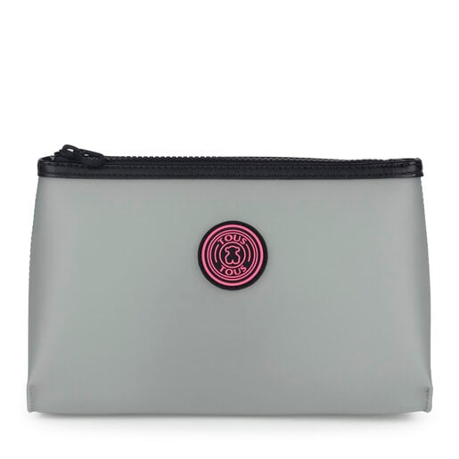 Серая косметичка TOUS Rubber