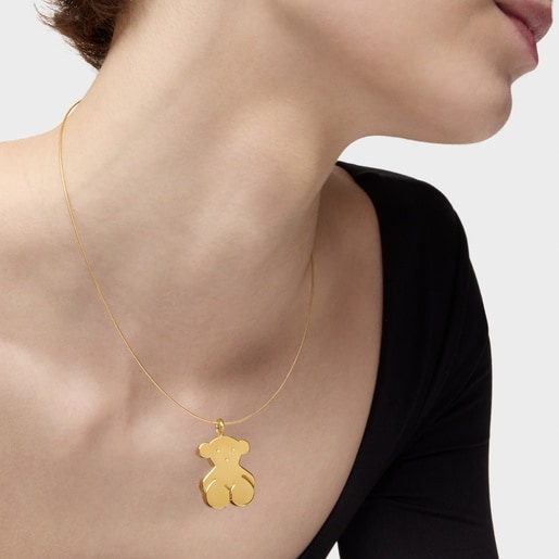 Gold Sweet Dolls Pendant Bear motif