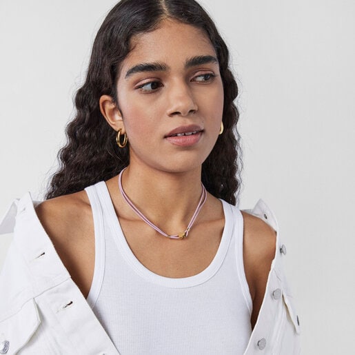 שרשרת Sweet Dolls Elastic בצבע לילך