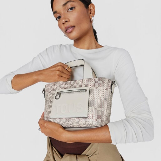 ベージュのスモール・トートバッグ TOUS Cecilia