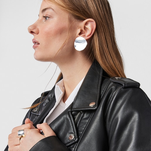 עגילי Nenufar עשויים כסף