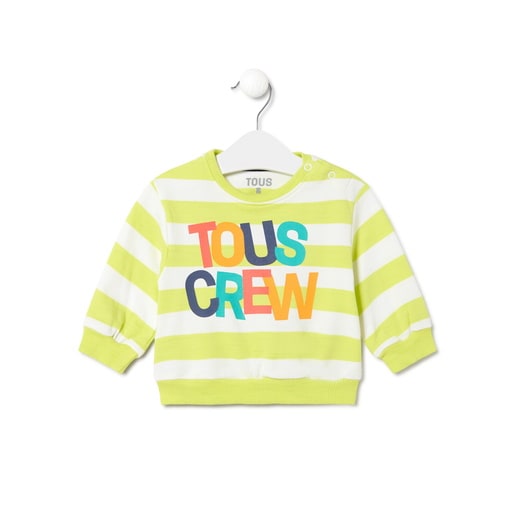 Sudadera a rayas "TOUS crew" Casual único