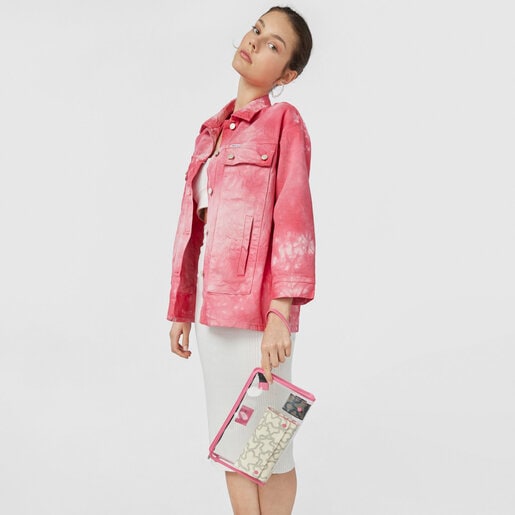 Pink TOUS Kaos Summer Clutch bag