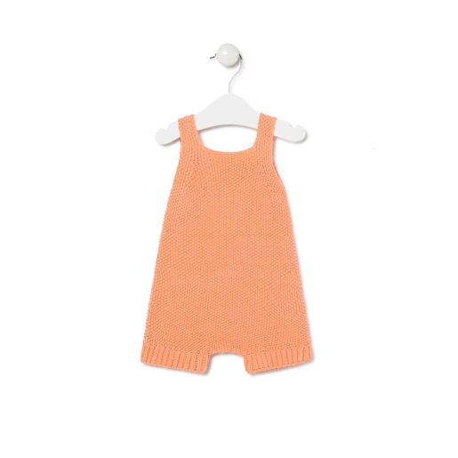 Baby romper in Orange Knitting