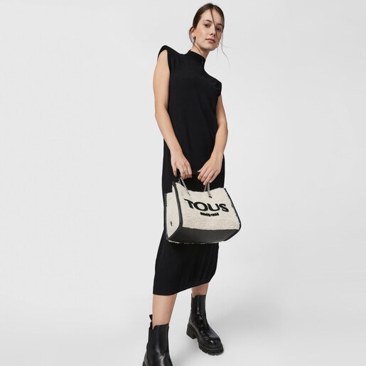 Бежевая сумка-шоппер Amaya Warm