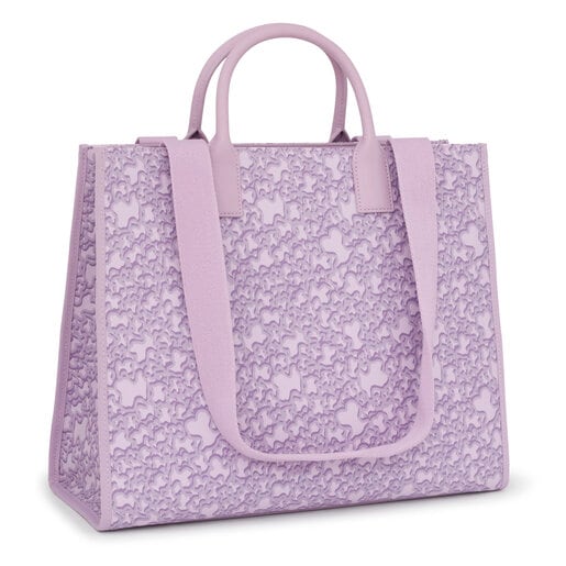 Velká Nákupní taška Kaos Mini Evolution Amaya v barvě lila