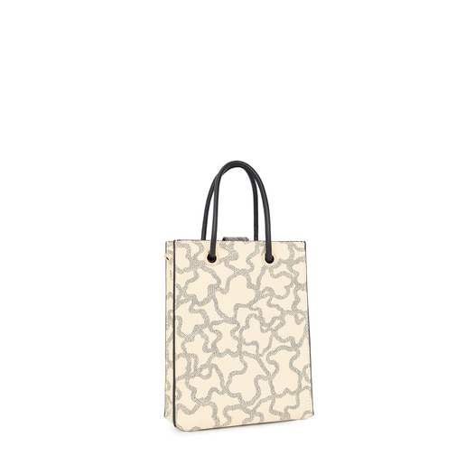 Mini beige Kaos Icon Handbag