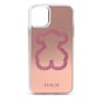 XI pink Delrey Glitter Mirror Bear Cellphone cover