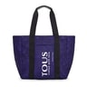 Large purple-colored nylon Kaos Mini Evolution Tote bag