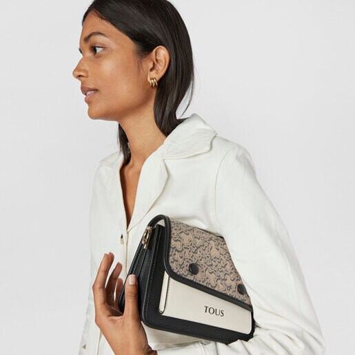 Small taupe TOUS Kaos Mini Evolution Audree Crossbody bag