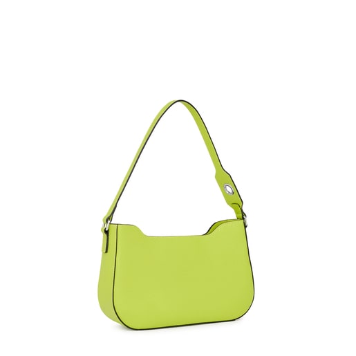 Lime green leather TOUS Legacy Baguette bag