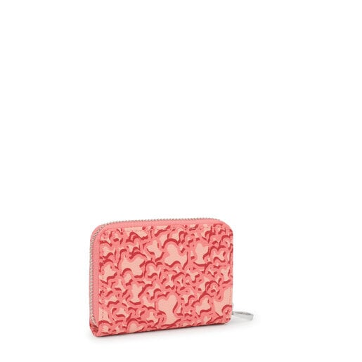 Coral-colored Change purse Kaos Mini Evolution