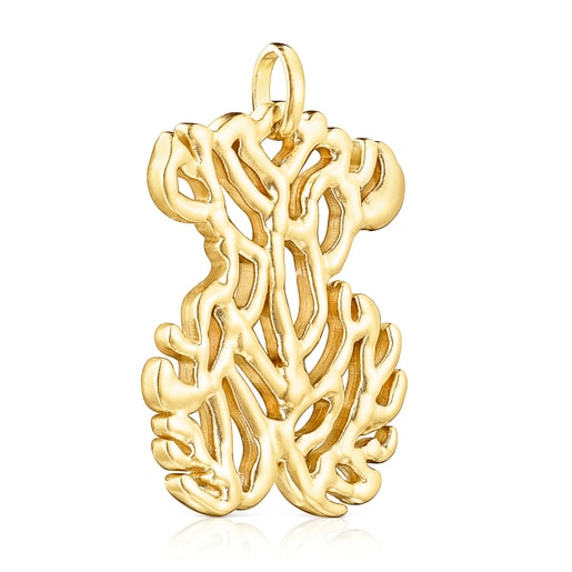 Большая подвеска с медвежонком Oceaan из вермеля