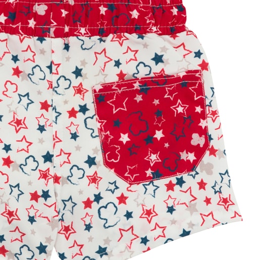 Bañador Short Stamp Blanco