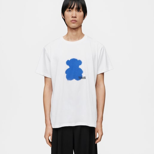 Kurzärmliges T-Shirt TOUS Motifs Spray in Blau L