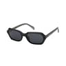 Black Sunglasses Pale Oval