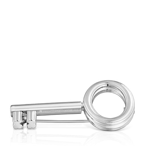 Broche de acero motivo llave TOUS Charming