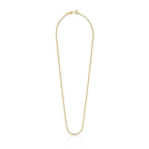 Choker with 18kt gold plating over silver measuring 45 cm TOUS Chain | TOUS