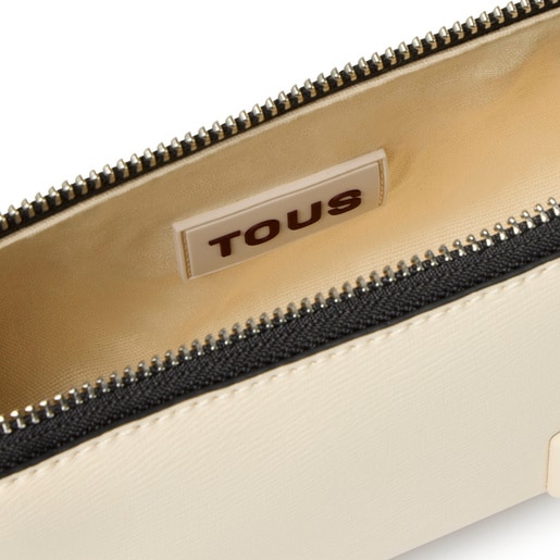 Beige Crossbody minibag TOUS Amanda