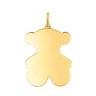 Medium 29mm 18kt gold plating over silver bear Pendant Sweet Dolls