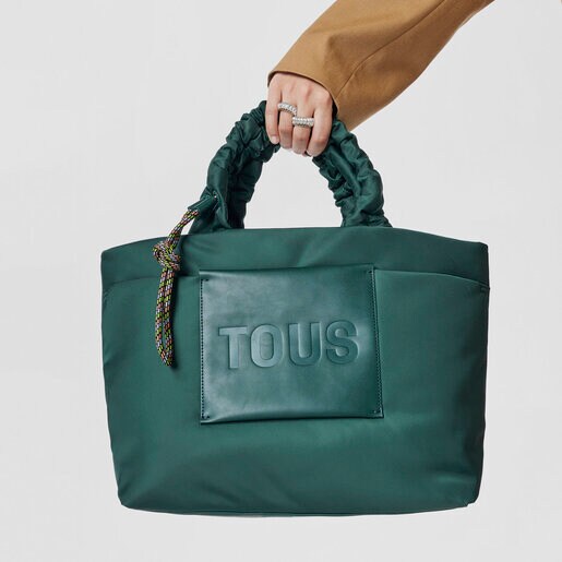 תיק סל TOUS Marina גדול בצבע ירוק