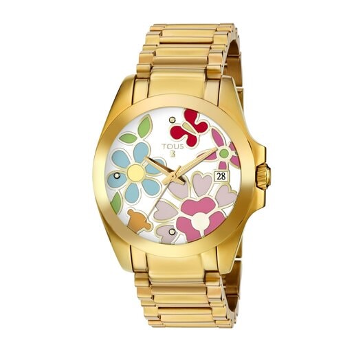 Montre Drive en Acier IP doré