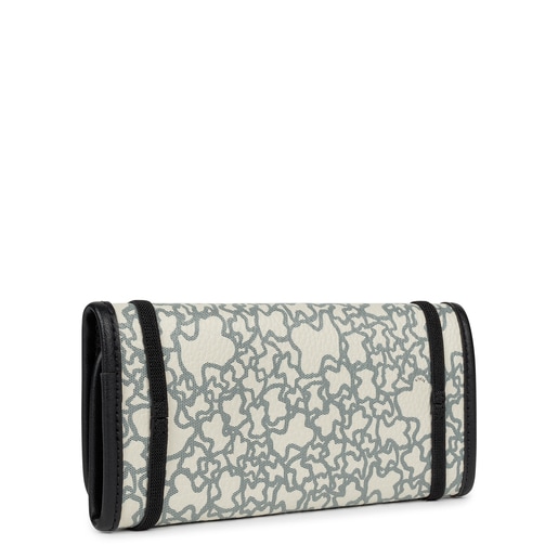 Складной кейс для украшений Kaos Mini в бежевом и черном цветах