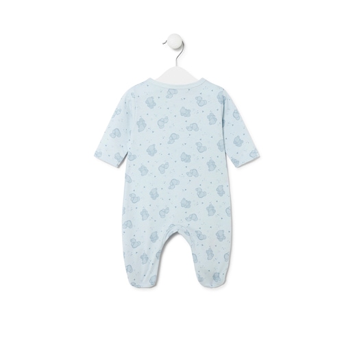 Pijama d'una peça per a nadó Pic blau cel