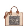 Medium brown and beige Amaya Kaos Icon Shopping bag