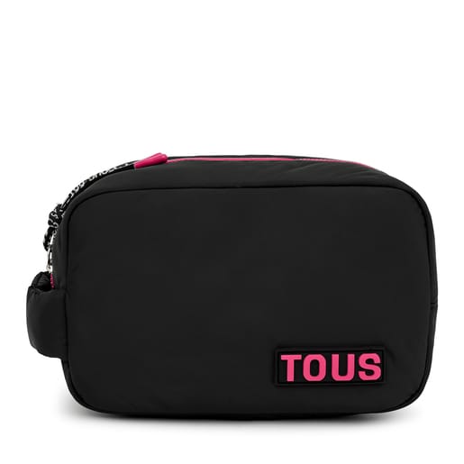 حقيبة أدوات تجميل TOUS Carol Soft باللون الأسود